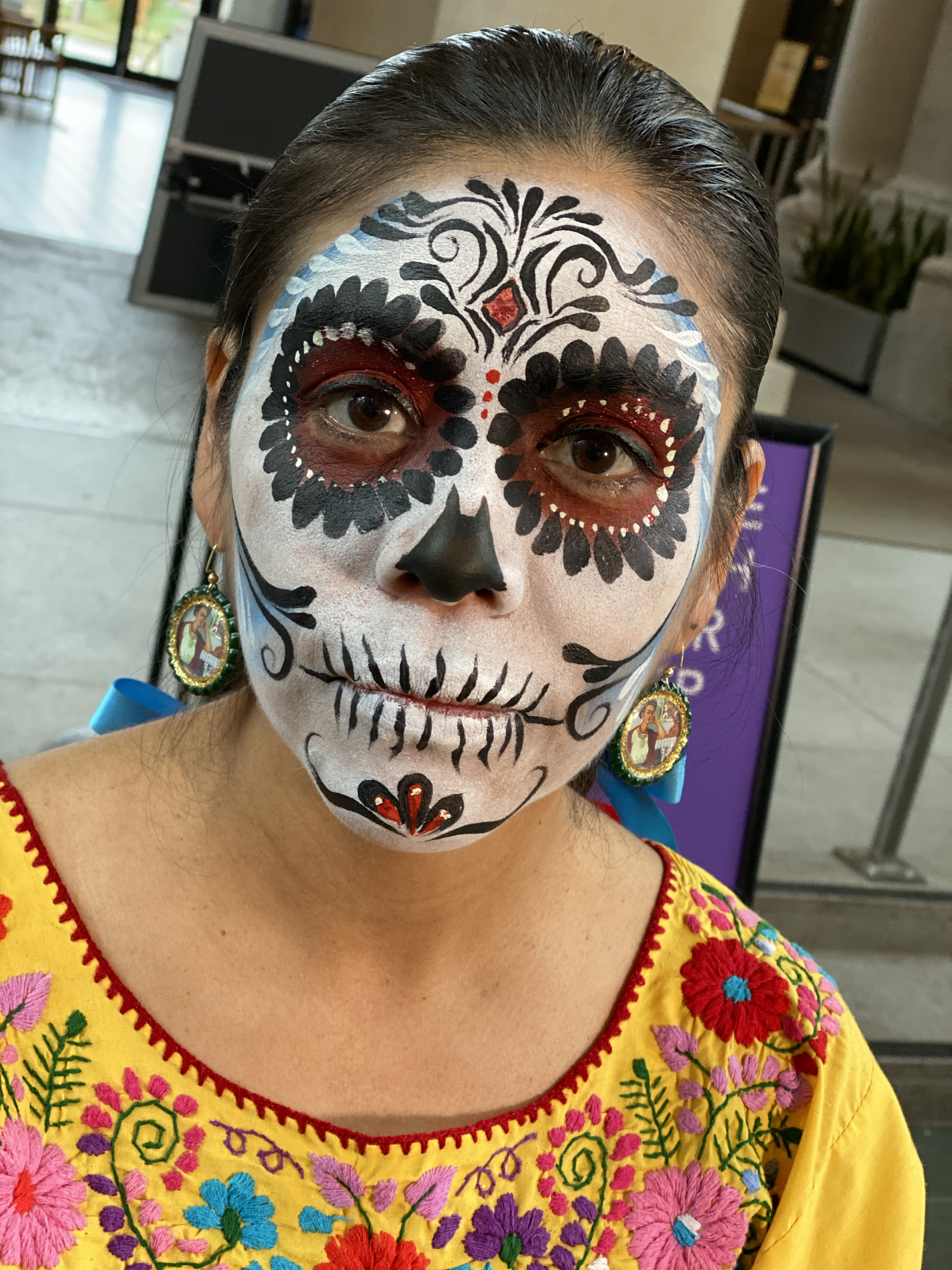 Día de los Muertos Sugar Skull Painting