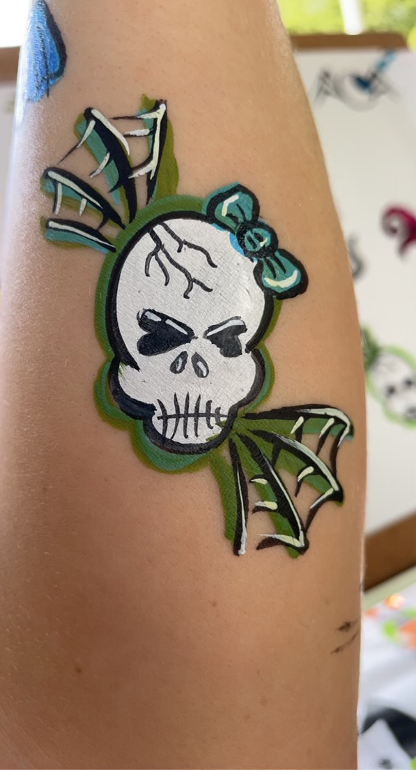 Día de los Muertos Arm painting